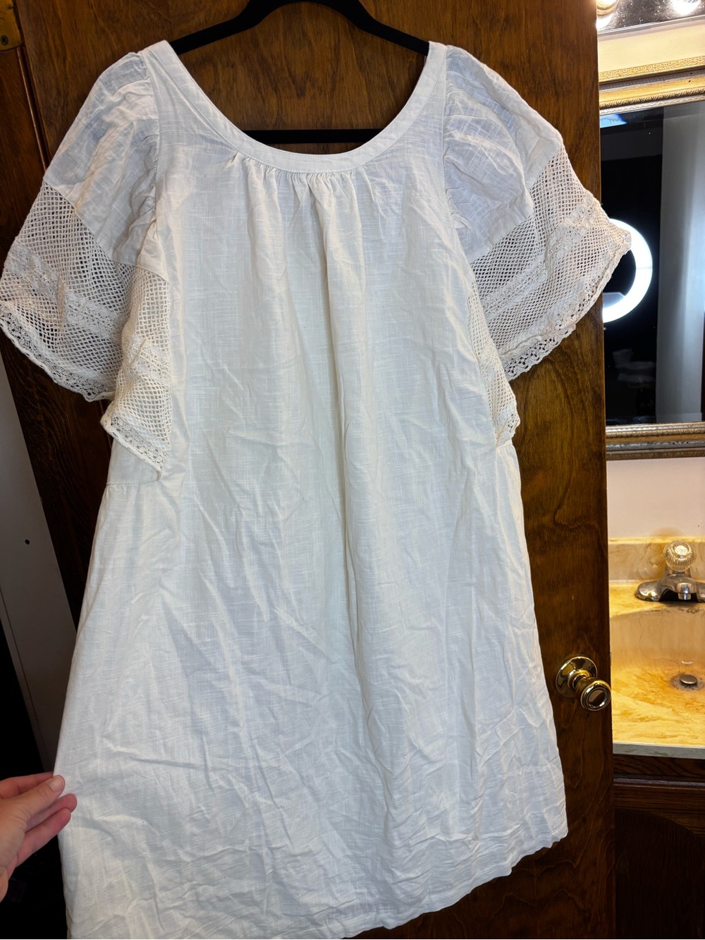 Old Navy Baby Doll Dress Brand New crochet sleeves